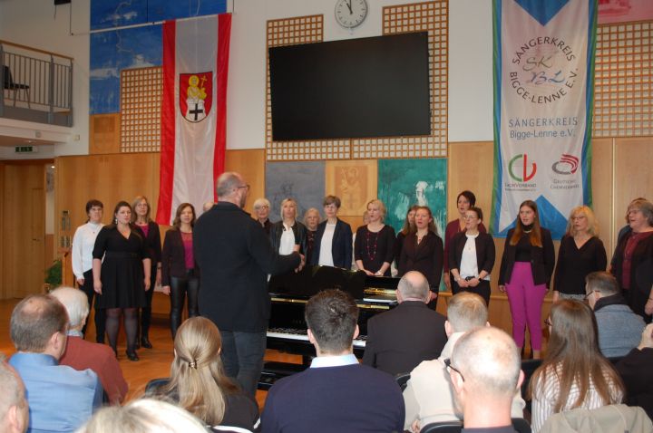 Die Gemeinschaftsehrung für die Sängerjubilare aus den Chören in der Gemeinde Wenden fand am 8. Januar im Ratssaal statt.