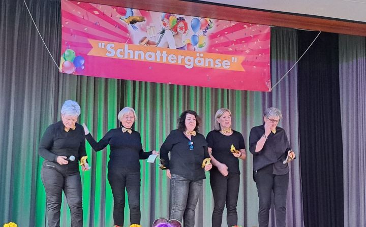 Beste Stimmung bei den Meggenern „Schnattergänsen“