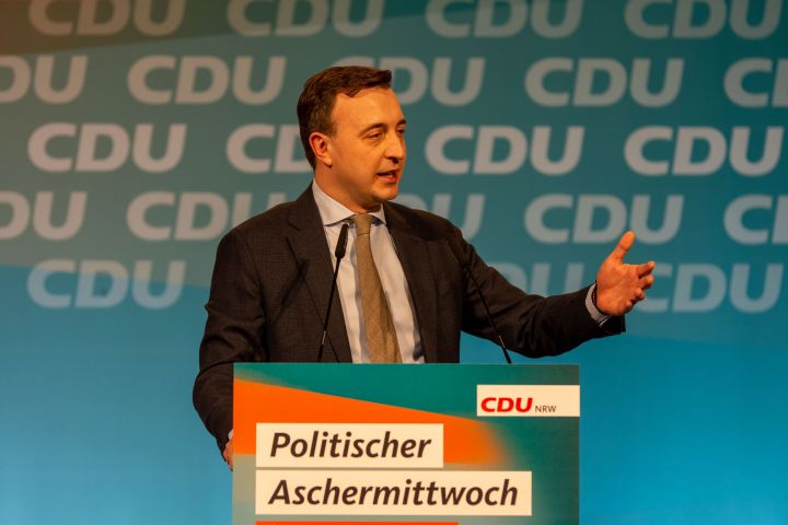 CDU-Generalsekretär Paul Ziemiak fand klare Worte beim Politischen Aschermittwoch.