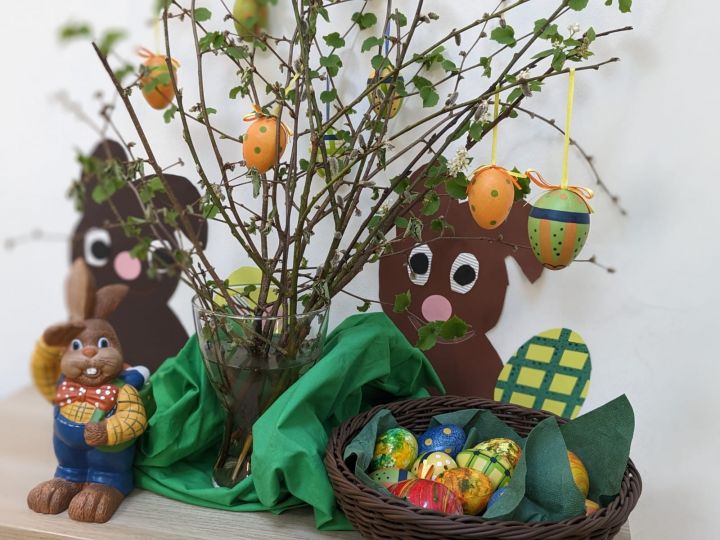 Der GFO Kindergarten „Herrnscheider Kindernest“ feierte am Gründonnerstag das Osterfest.
