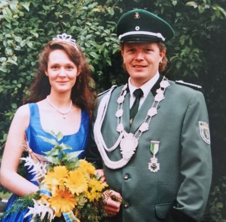 Jubelkönigspaar Volker und Tanja Schürholz (25 Jahre).