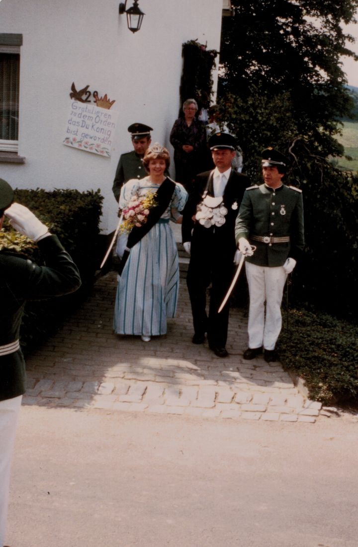 Das 40-jährige Jubelkönigspaar Dieter und Ricarda Schröder.