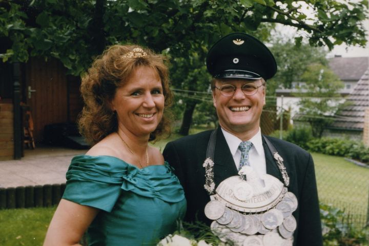 Königspaar vor 25 Jahren: Wilfried Schimsheimer und Hanneruth Schimsheimer