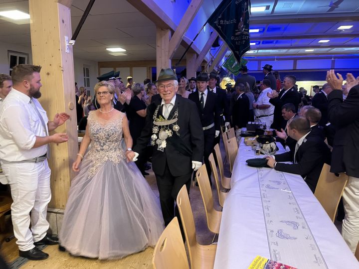 Schützenverein Oedingen beim Stadtschützenball in Elspe 2023.