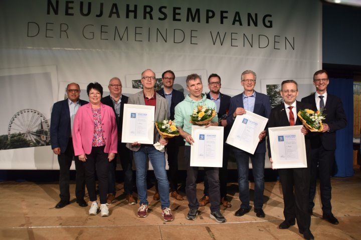 Die Gemeinde Wenden zeichnete ehrenamtliches Engagement und besondere Leistungen aus