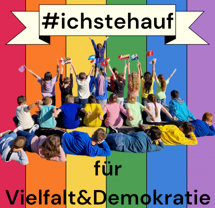 Stehen auf für Demokratie und Vielfalt: Die Schüler der Franziskus-Schule mit den Standorten Meggen und Maumke.
