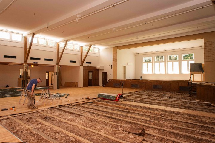 Die Schützenhalle in Kirchhundem wird umfassend saniert.