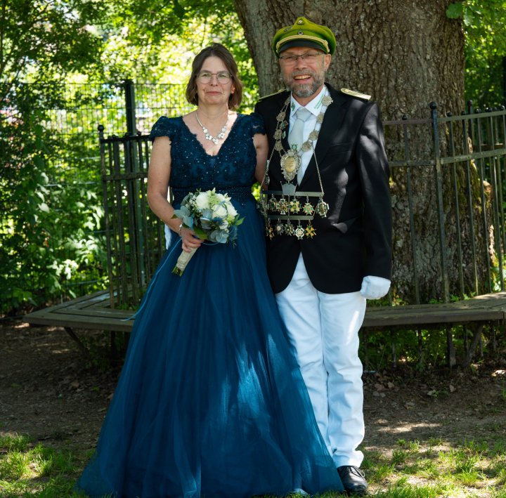 Königspaar Werner und Heike Wulff.