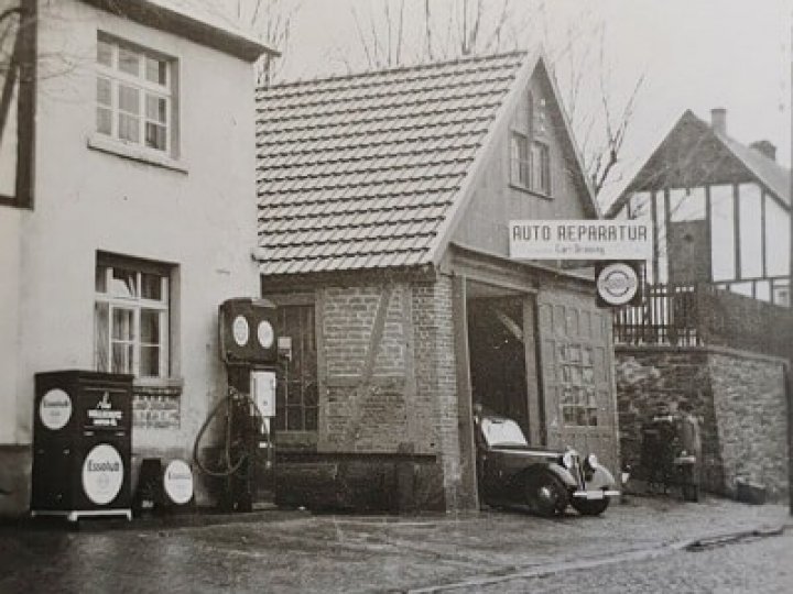 Die im Jahr 1927 gegründete Kfz-Werkstatt von Karl Brüning