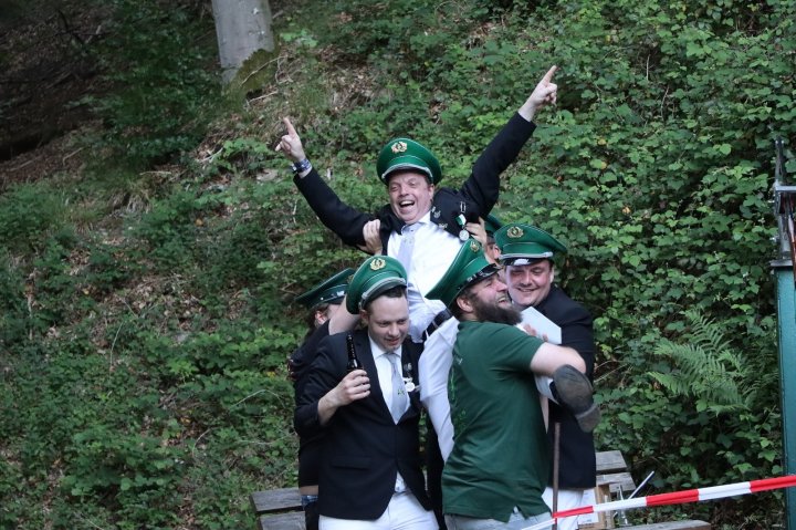 Impressionen vom ersten Schützenfesttag in Milchenbach