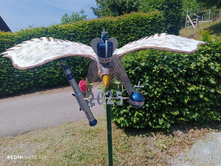 Der Jungschützenkönigsvogel ist auch ein Hingucker.