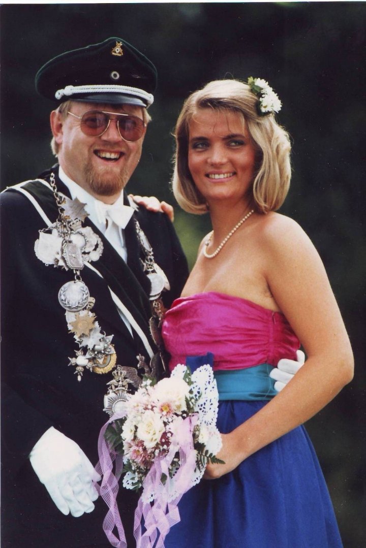 1985 regierten Gisbert Baltes und Christiane Bock als Königspaar