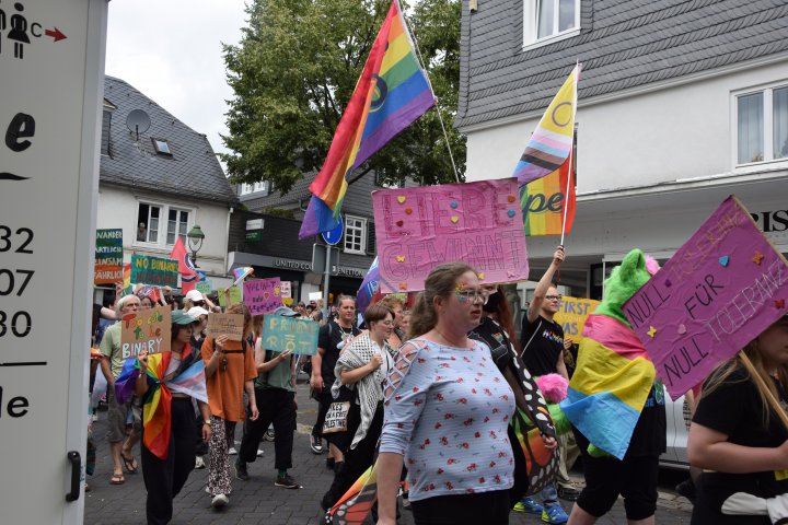 Impressionen vom CSD 2025 in Olpe.