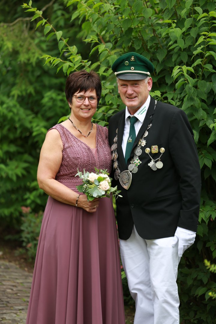 Kaiserpaar Dieter und Simone Rinke.