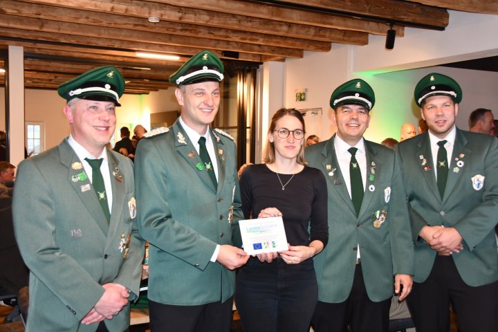 Einweihung des Speisesaals in der Schützenhalle Heggen am Sonntag, 9. November.