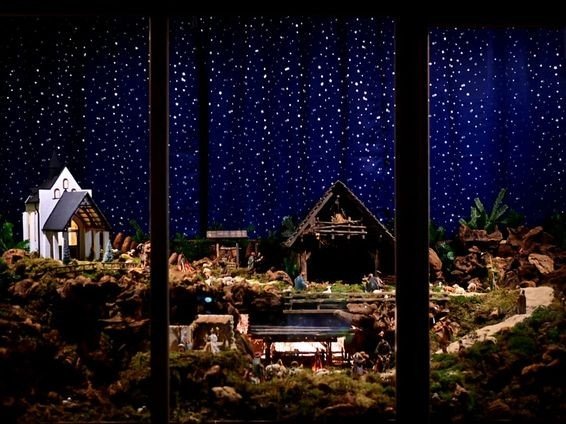 Ein Miniatur-Modell der Dörnschlade schmückt jetzt die große Krippenlandschaft.