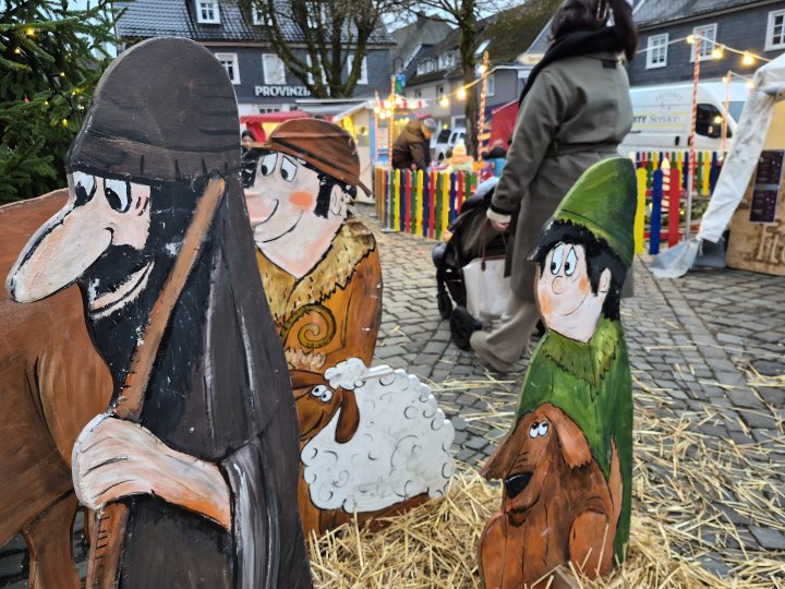 Impressionen vom Weihnachtsmarkt in Drolshagen.