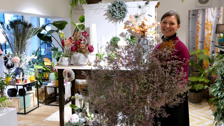 Mit ihrem Blumenladen hat Rita Herb sich einen Traum erfüllt.