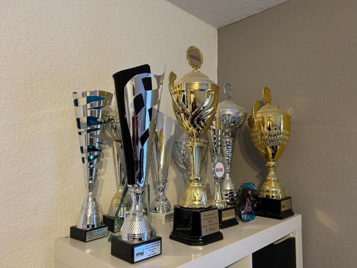 Noah Beckmanns Kinderzimmer ist vom Motorsport geprägt.