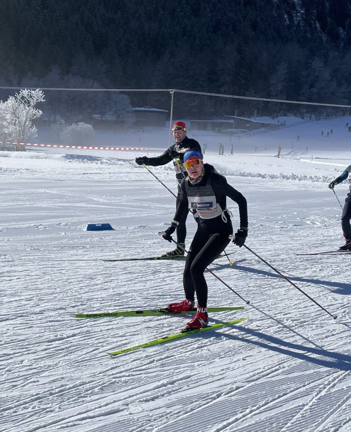 Carmen Otto aus Lennestadt holte sich die Deutsche Meisterschaft in der freien Technik im Skimarathon.