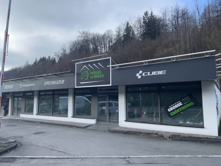 Fililalen des „House of Bikes“ in Gummersbach