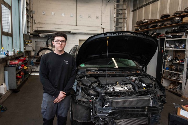 Der 16-Jährige befindet sich im ersten Ausbildungsjahr.