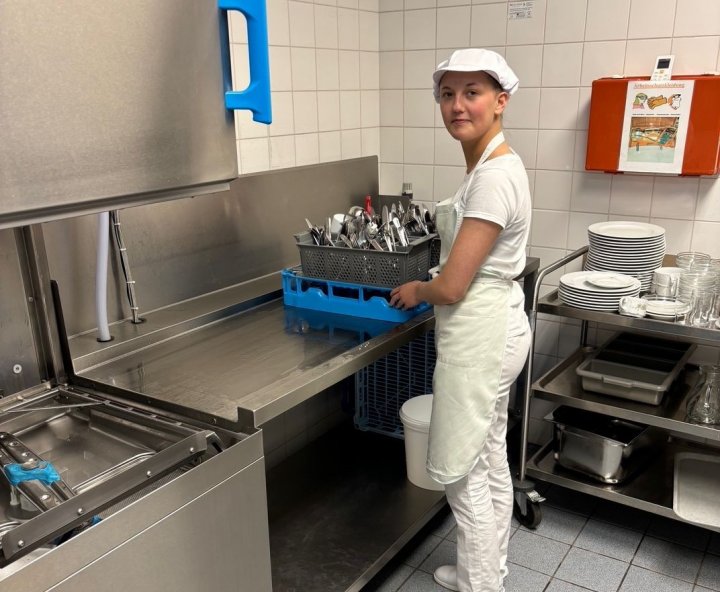 Lara Günther macht eine Hauswirtschafts-Ausbildung.