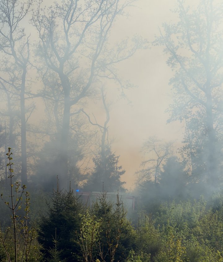 Bis tief in die Nacht waren die Einsatzkräfte der Feuerwehr am Freitag, 1. Mai, im Einsatz, um den riesigen Waldbrand auf der Reper Höhe unter Kontrolle zu bringen.