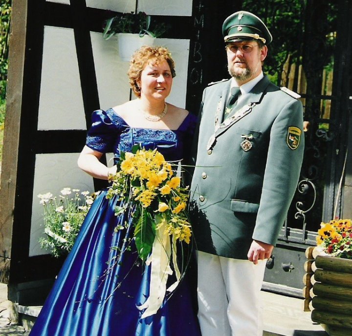 Jubelkaiserpaar 25 Jahre : Alfons und Marita König