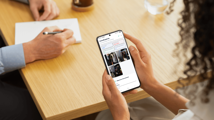Die Software Innuvis macht Prüf- und Wartungsprozesse einfacher. Vor Ort können prüfungsrelevante Daten wie Leckagen, Messwerte, Fotos oder verbaute Ersatzteile direkt per Smartphone oder Tablet erfasst werden.