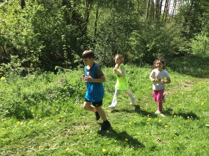 Die St.-Agatha-Schule Altenhundem integrierte den Spendenlauf in den Sportunterricht.