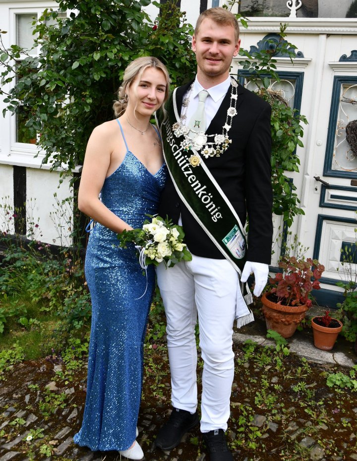 Jungschützenkönigspaar Henning Richard und Nina Cafuta.