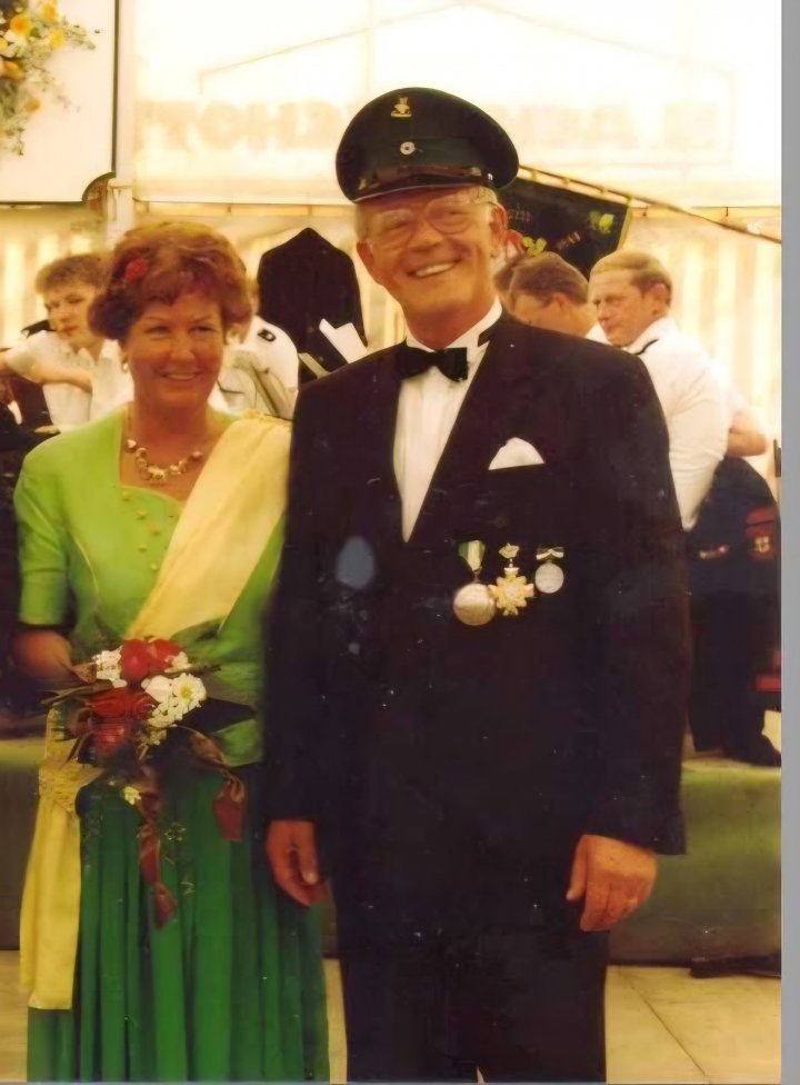 60 Jahre Jubelkönigspaar Heinz und Marlies (+) Korrek.