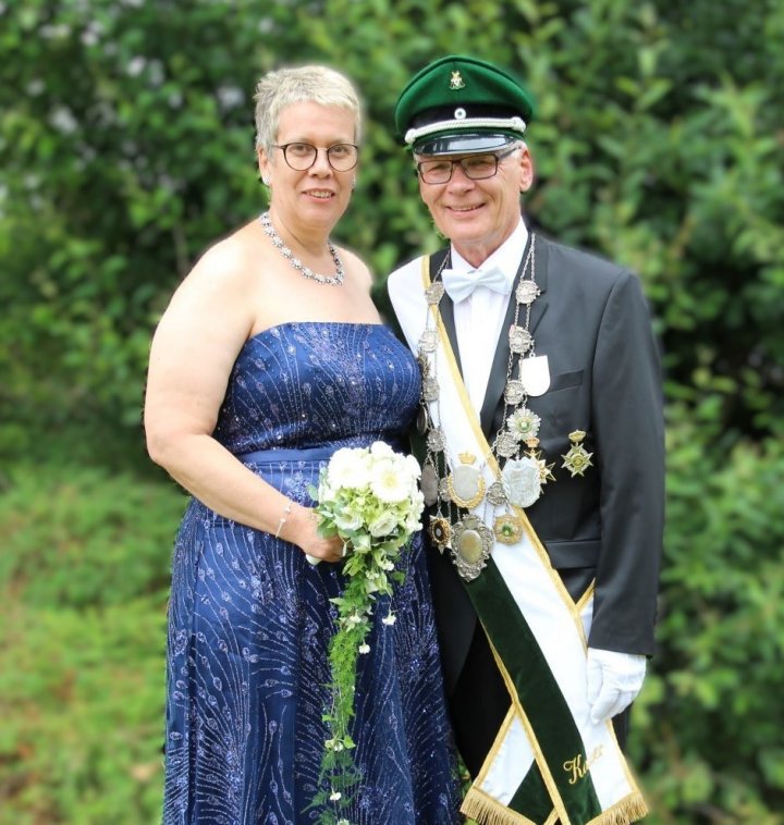 Kaiserpaar Wolfgang und Lucia Haase.
