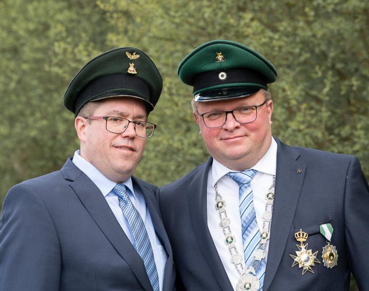 Das Kaiserpaar Dirk und Frank Zimmermann bleibt noch bis 2027 im Amt.