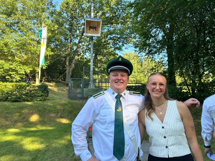 Jungschützenkönigspaar Welschen Ennest 2026: Marvin Clemens und Nele Springmann.