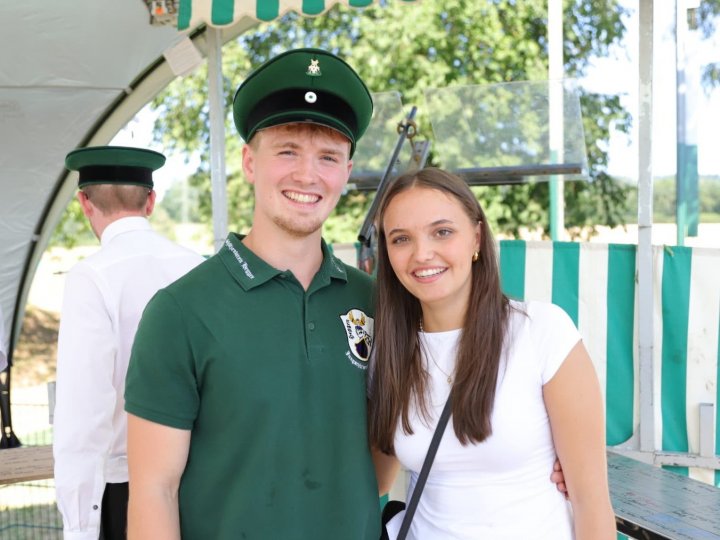 Jungschützenkönigspaar David Hüppe und Jana Hoberg.
