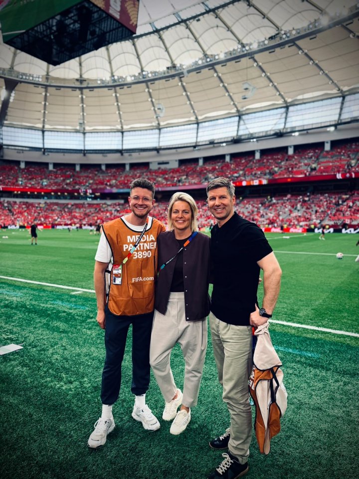 Christina Graf aus Lennestadt war als ARD-Kommentatorin bei der Fußball-Weltmeisterschaft in Kanada und den USA dabei.