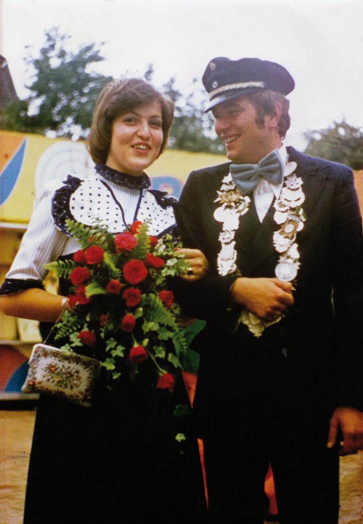 Das 50-jährige Jubelkönigspaar: Erwin und Margret Hellweg.