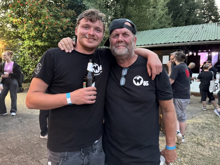 (rechts): Wernerschafts-Präsident Christian Halbe beim Wernerfest 2026.