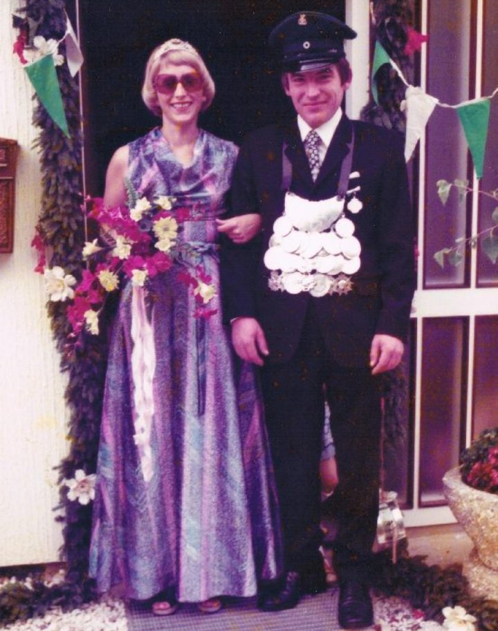Königspaar 1976 Franz Josef (†) und Angelika Püttmann