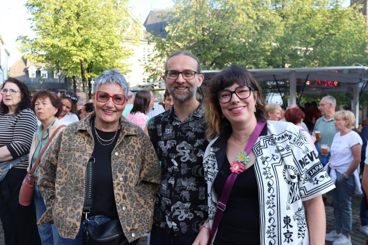 Impressionen vom Auftritt der Band „Die Goldenen Reiter“ beim Olper Kultursommer 2026.