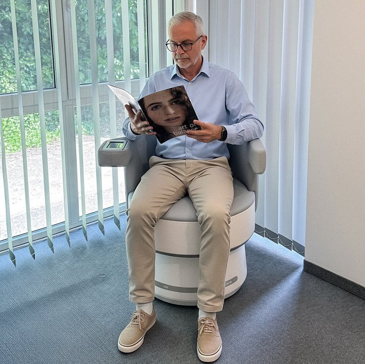 Mit dem EMP Chair Plus Beckenbodentrainer hat die Physiotherapie-Praxis Arens ihr Therapieangebot am Standort Flape erweitert.  Männer und Frauen können gezielt ihren Beckenboden trainieren - bequem, komplett bekleidet und ohne körperliche Anstrengung.
