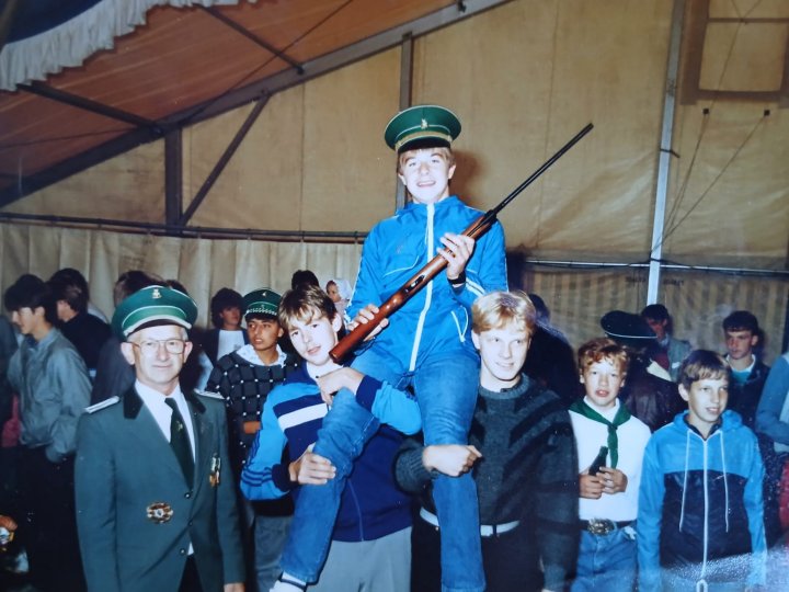 Die Heider Jubelmajestäten: Andreas Hecken.