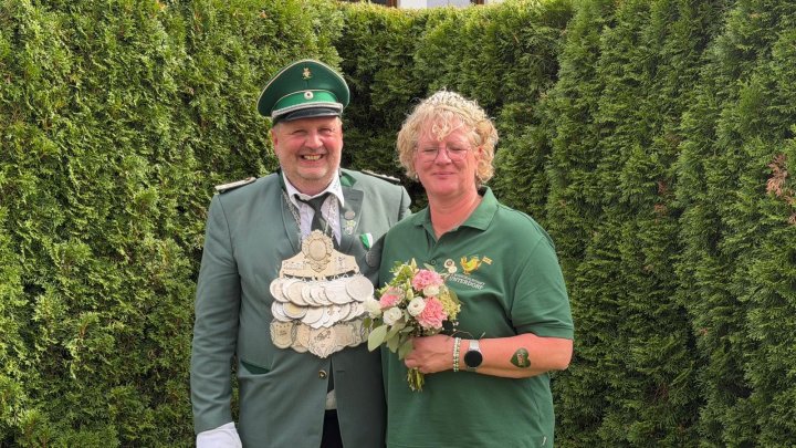 Frank und Sylvia Quast sind das neue Königspaar in Heid.