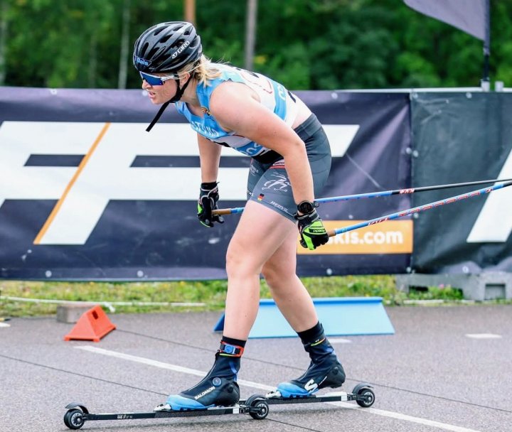 Melina Schöttes aus Oberhundem ging bei der Weltmeisterschaft in Lettland an den Start.