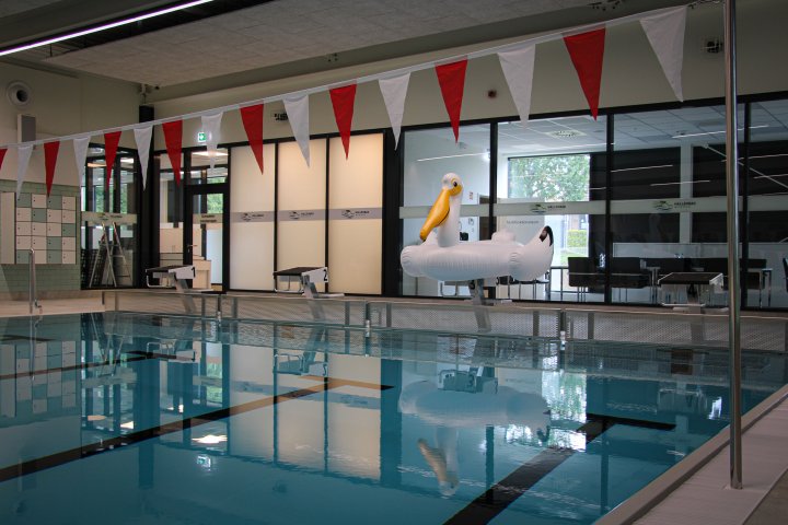 Ein Rundgang durch das neue Hallenbad in Wenden.