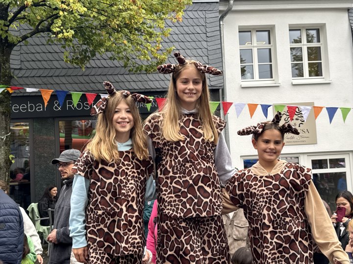 Spiel, Spaß und gute Laune waren bei der Olper Muggelkirmes am Sonntag, 20. September, auf und rund um den Marktplatz garantiert.
