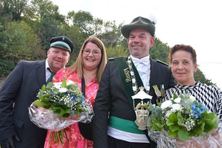 Kreiskönigsschießen 2026 in Elspe: Kreiskönig Dominik Schulte.