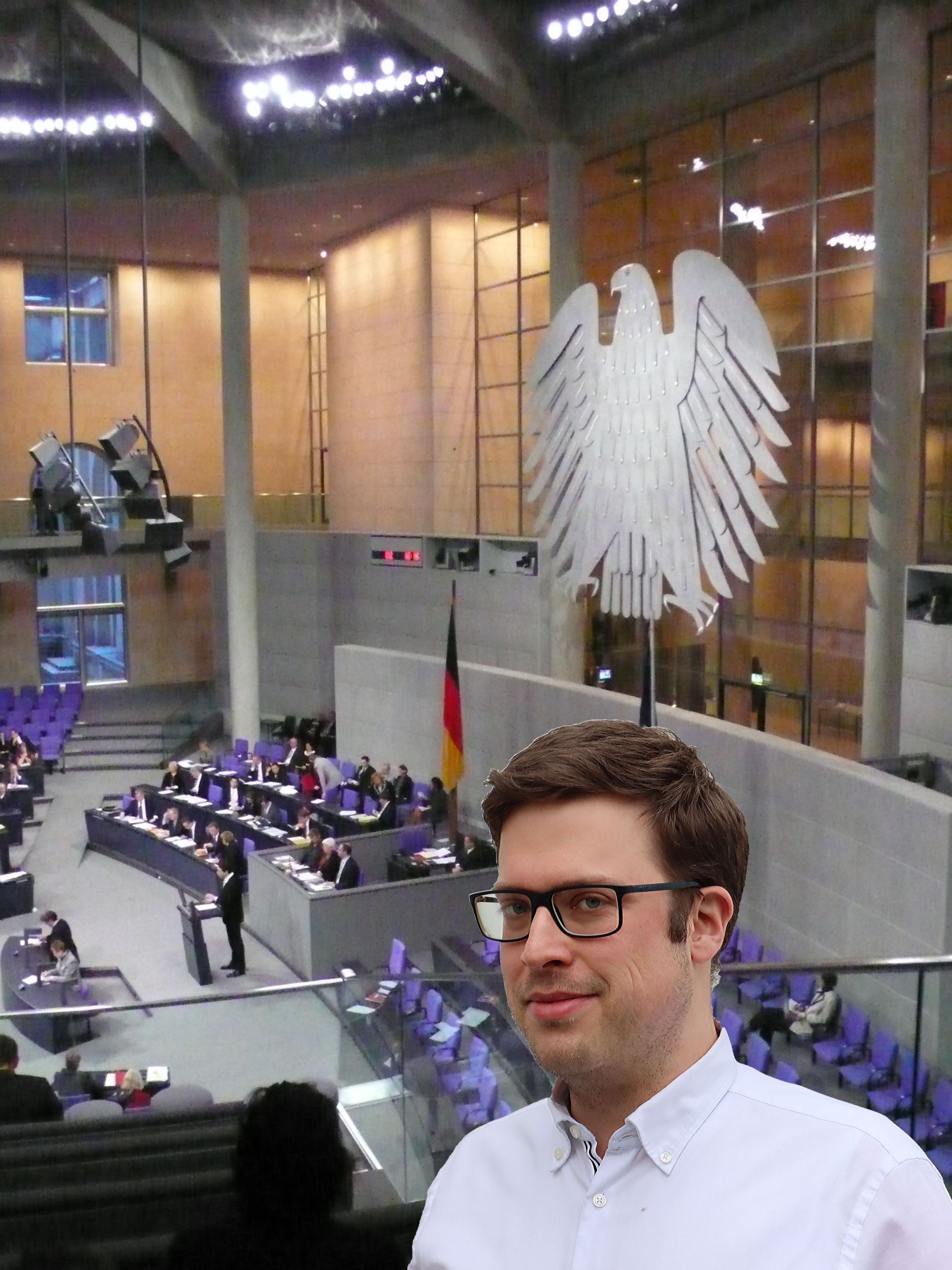 Hier soll der neue Arbeitsplatz von Florian Müller sein. von Montage: Rüdiger Kahlke